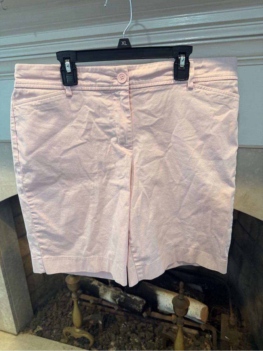 Talbots Light Pink Cotton Bermuda Shorts size 12